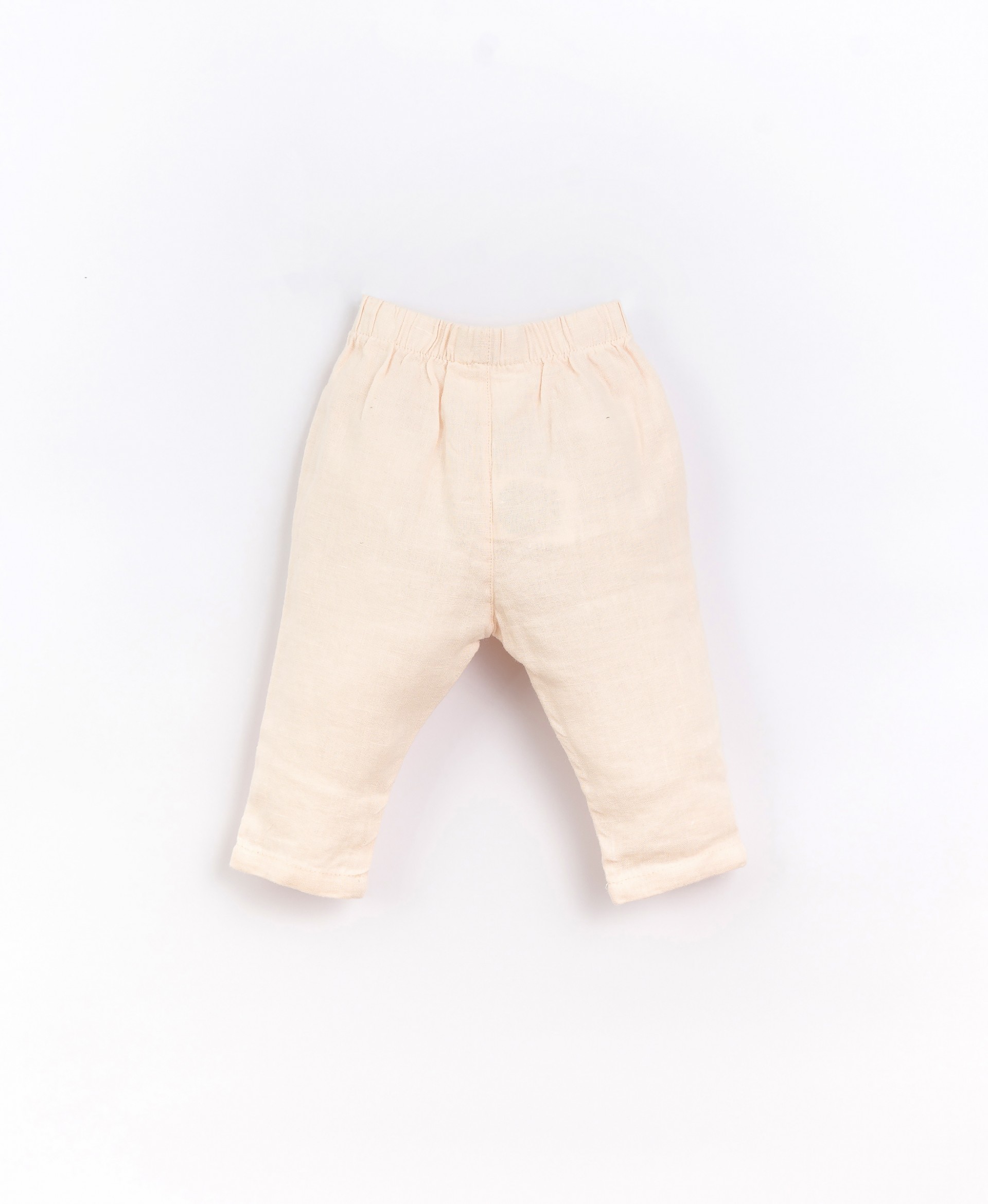 Pantalones de lino con cinturón elástico | Basketry