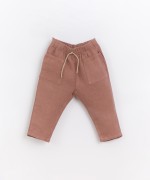Linen pants with elastic belt | Basketry