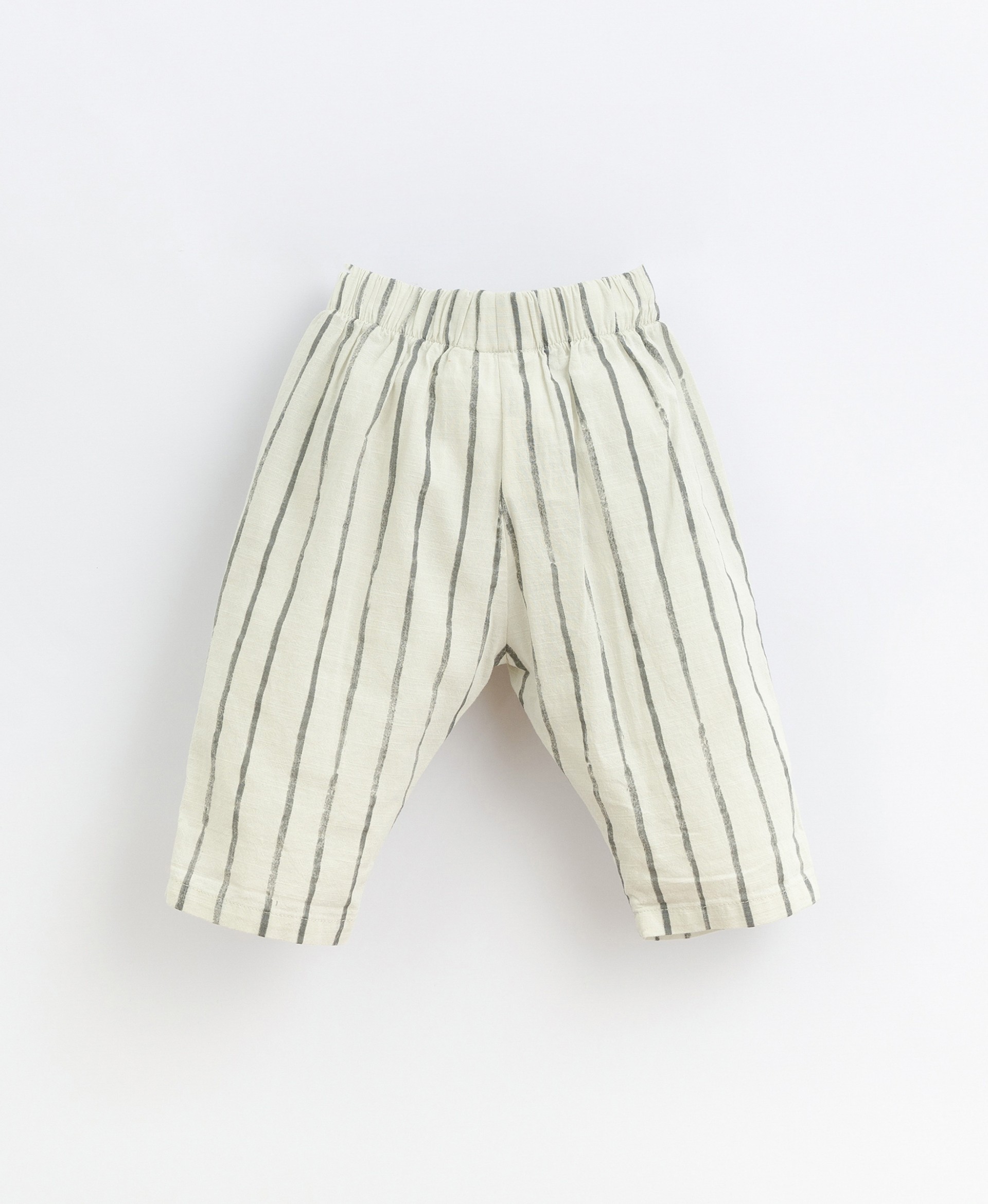 Pantalón de tela con estampado de rayas | Basketry 