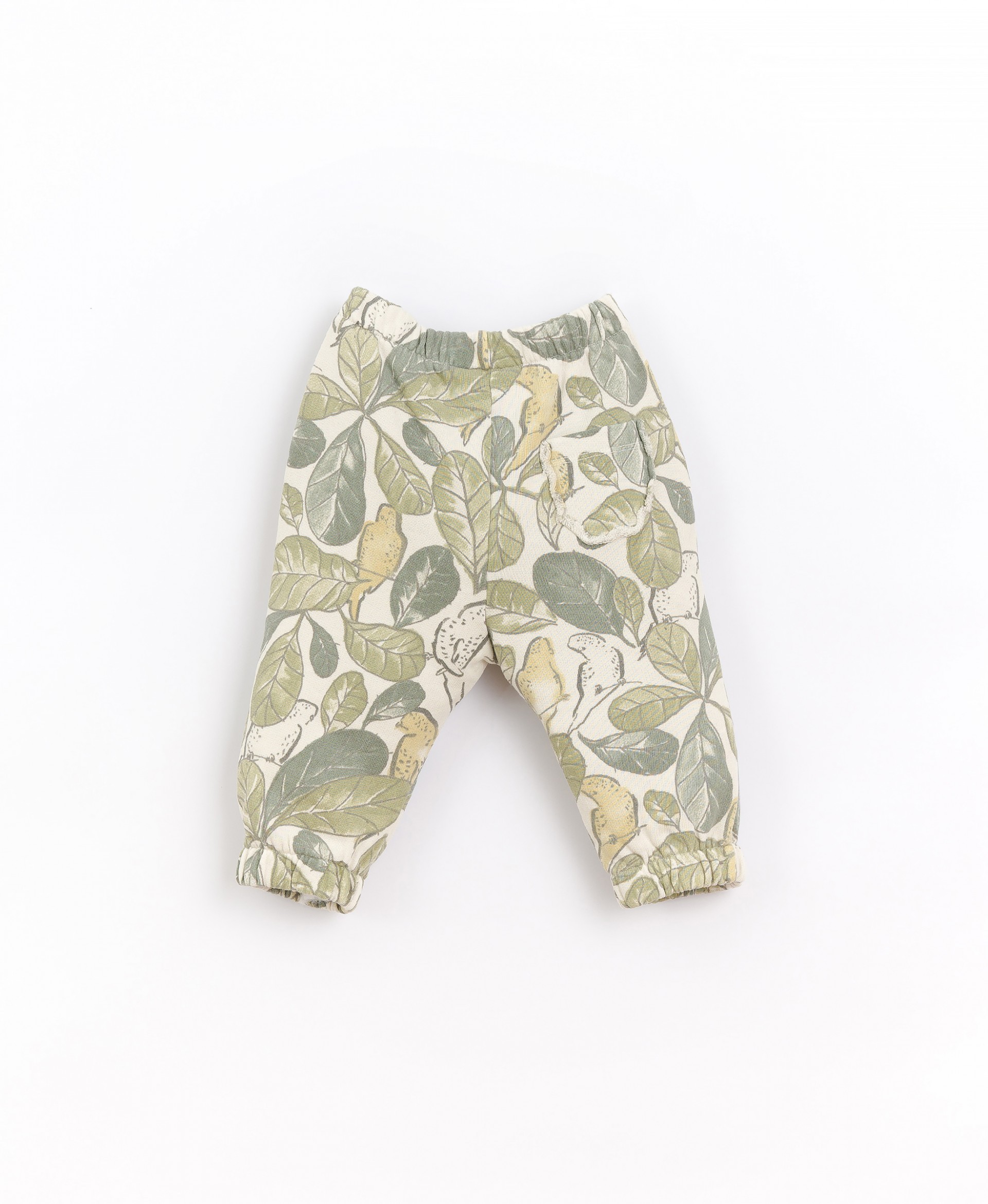 Jersey pants in blend of natural fibers | Basketry