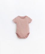 Short-sleeved body in organic cotton | Basketry