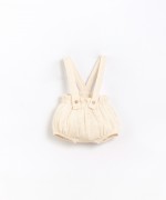 Jumpsuit with straps and wooden buttons | Basketry