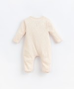 Jumpsuit in organic cotton with feet | Basketry