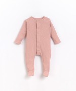 Jumpsuit in organic cotton with feet | Basketry
