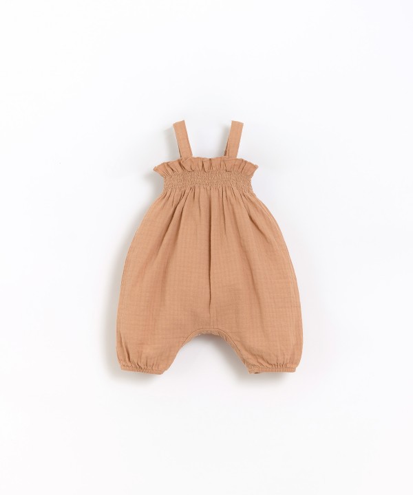 Jumpsuit in cotton fabric