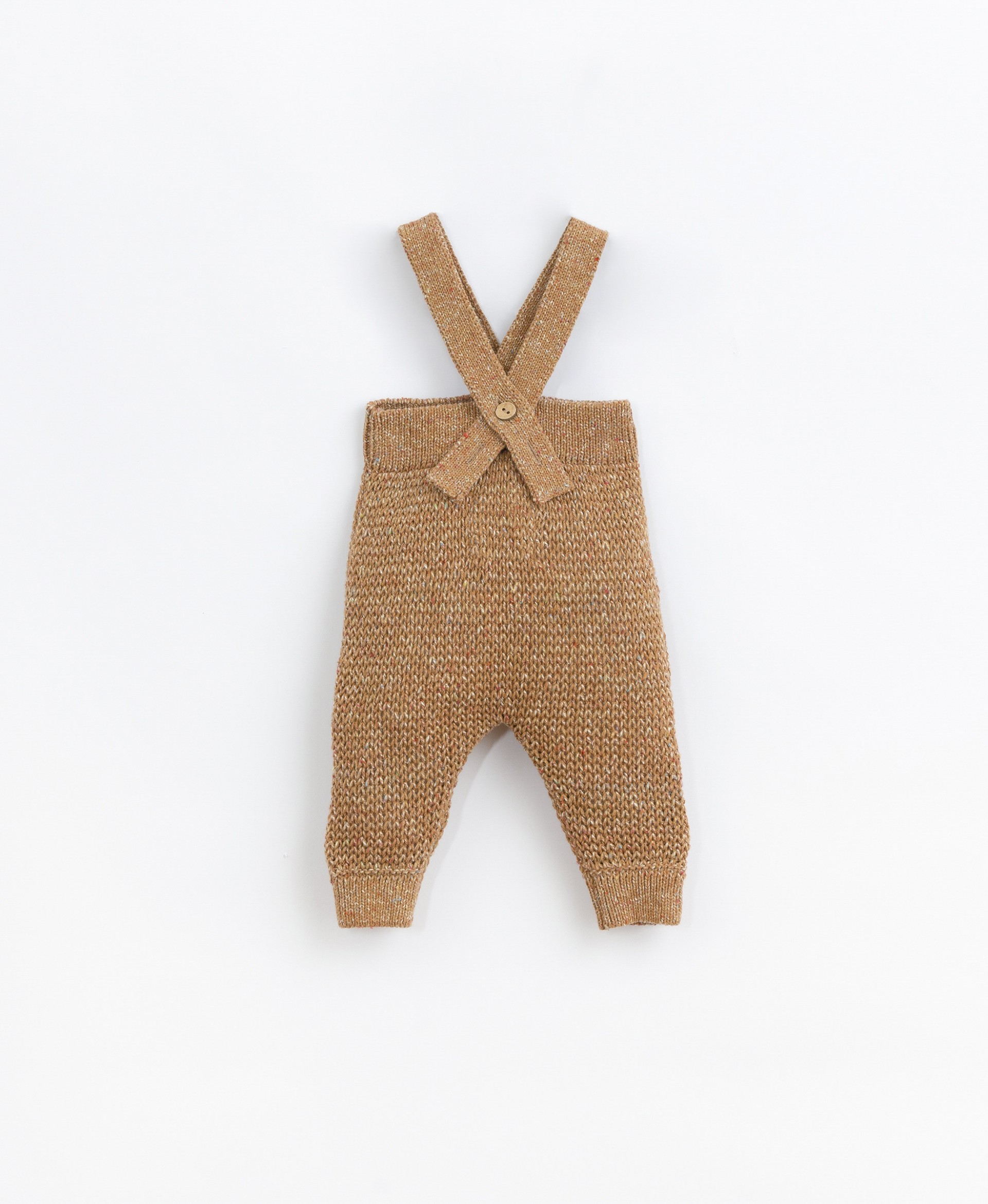 Knitted jumpsuit with crossed straps | Basketry
