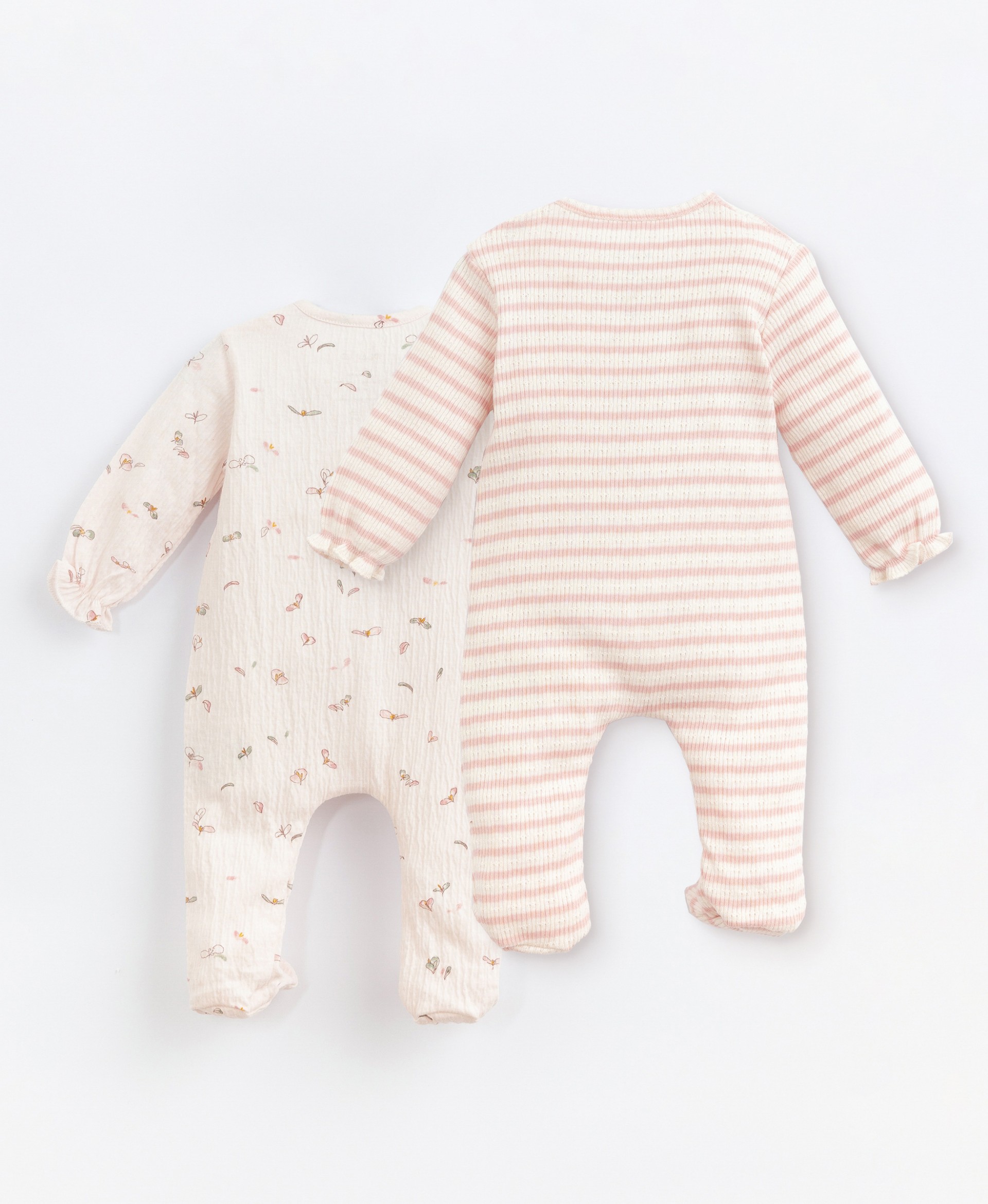 Set of 2 babygrows with feet | Basketry