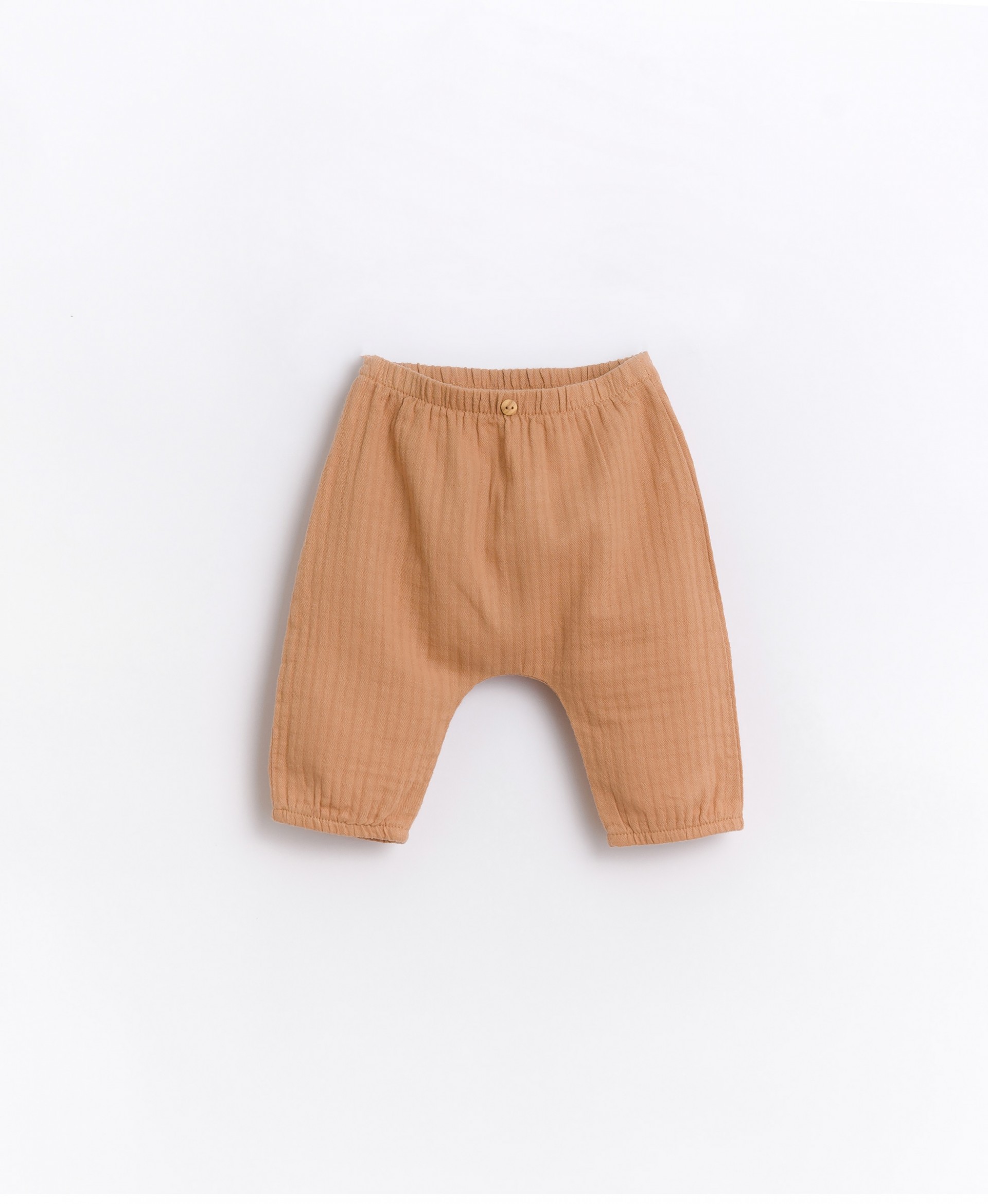 Pantalones de algodón con puños elásticos | Basketry