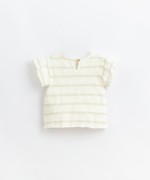 Camiseta de una mezcla de algodón orgánico y lino | Basketry