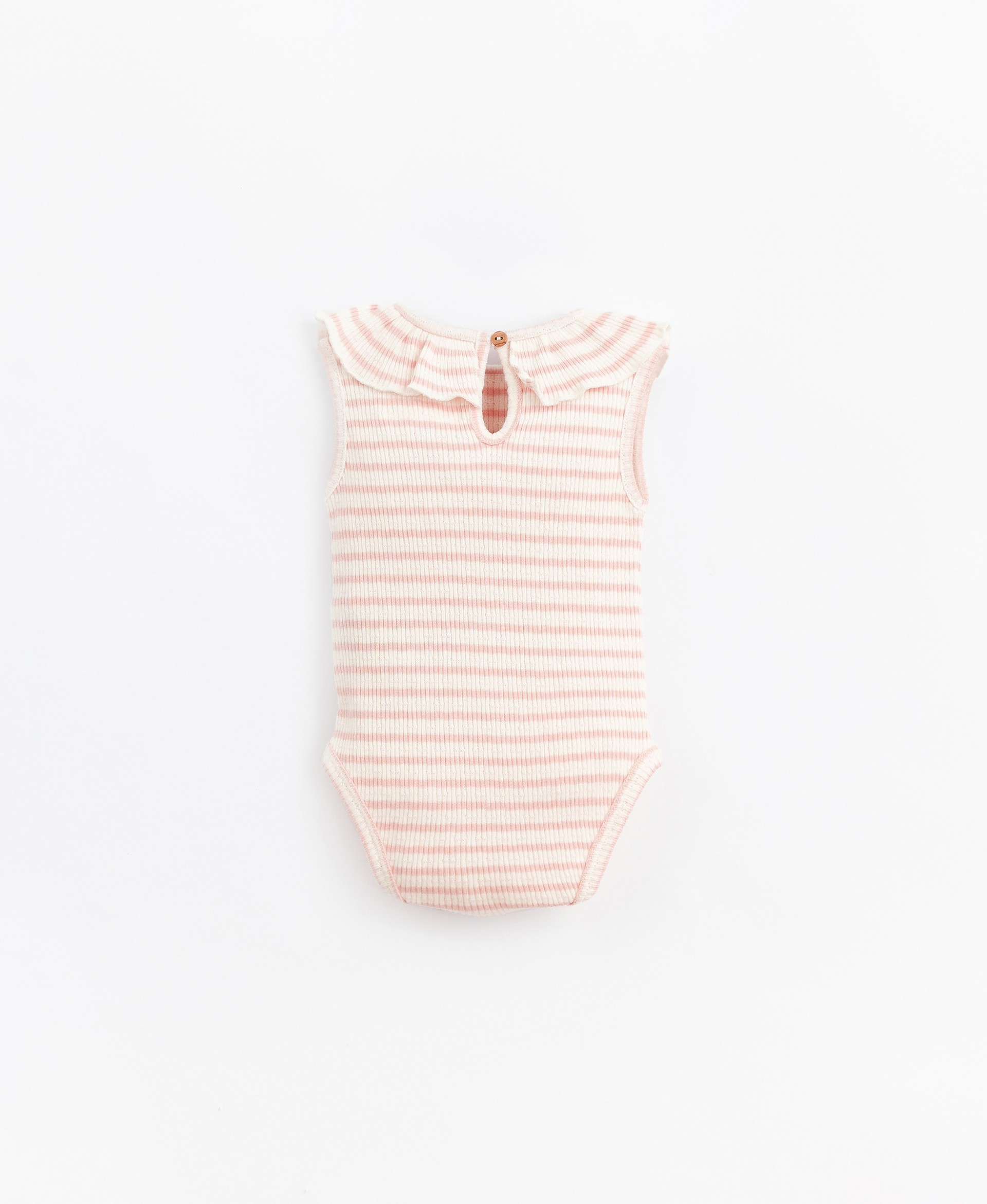One-piece in striped organic cotton | Basketry