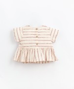 Tunic in striped fabric | Basketry