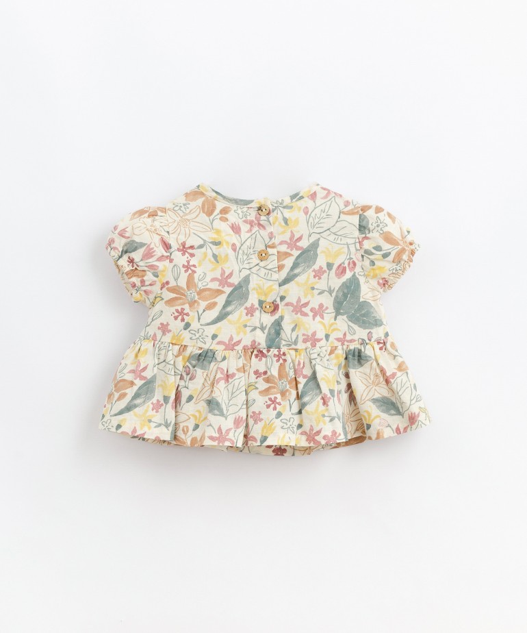 Tnica Tecido Estampada