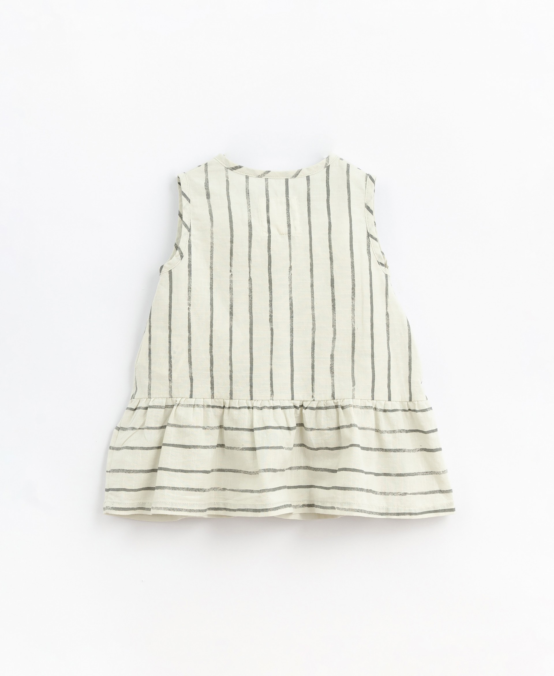 Dress in striped fabric | Basketry
