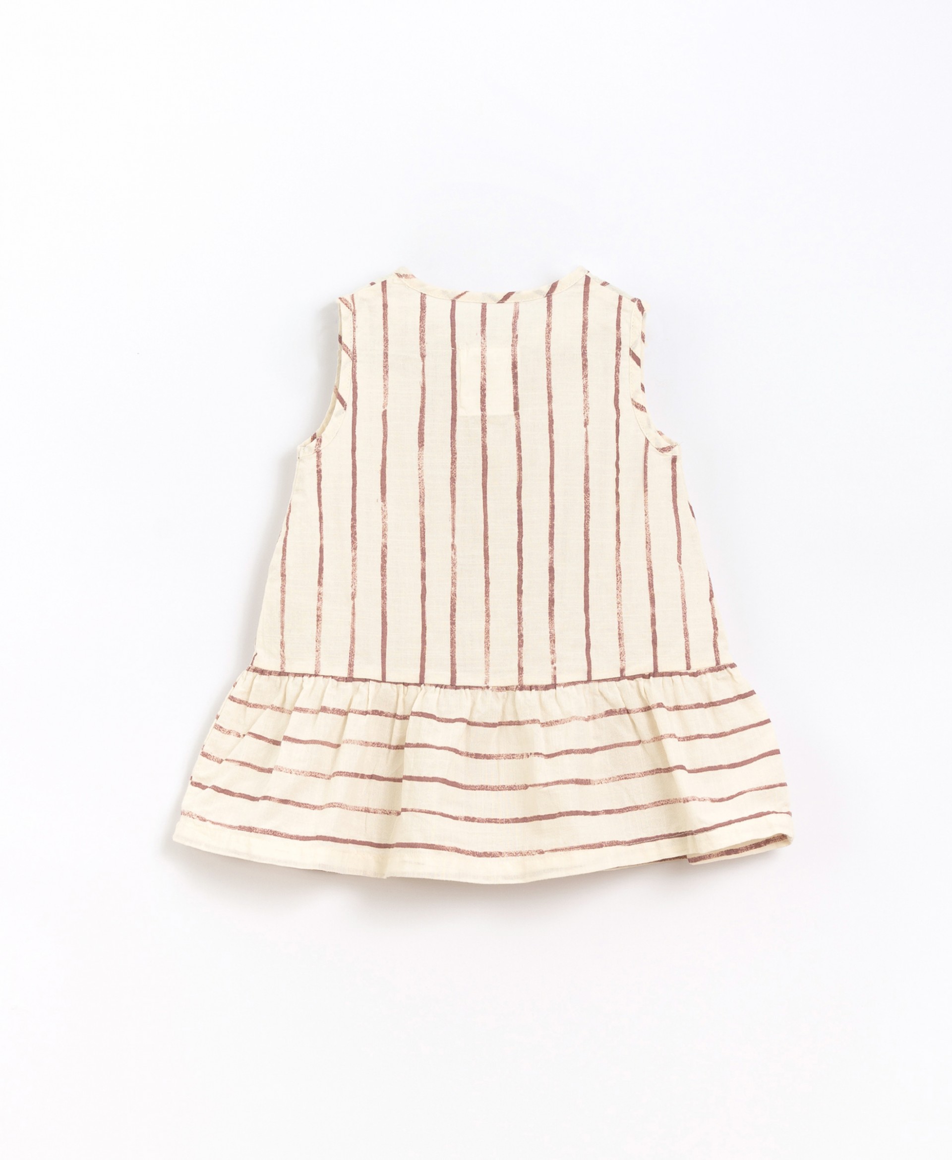 Dress in striped fabric | Basketry