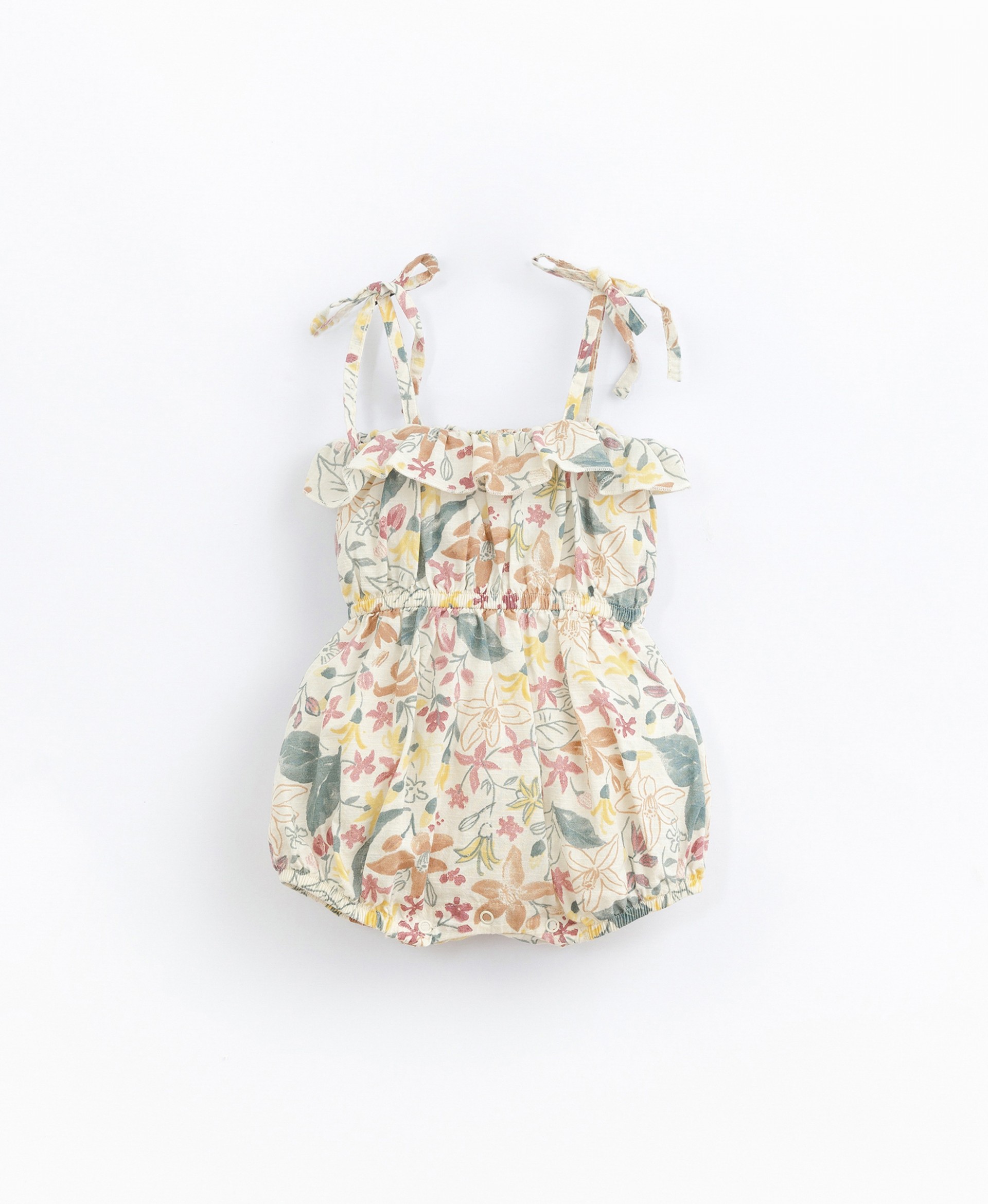 Jumpsuit in floral print fabric | Basketry