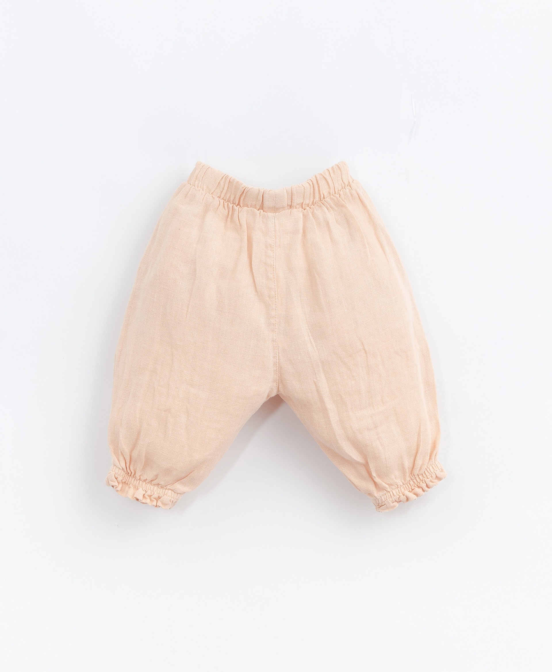 Linen pants with elastic waist | Basketry