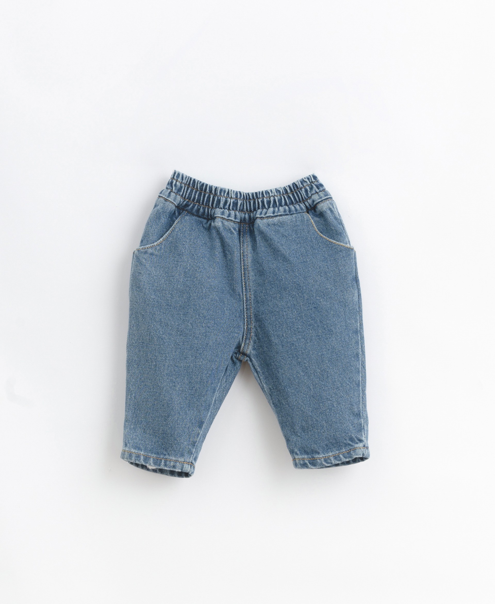 Pantalon en jean à taille élastiquée | Basketry