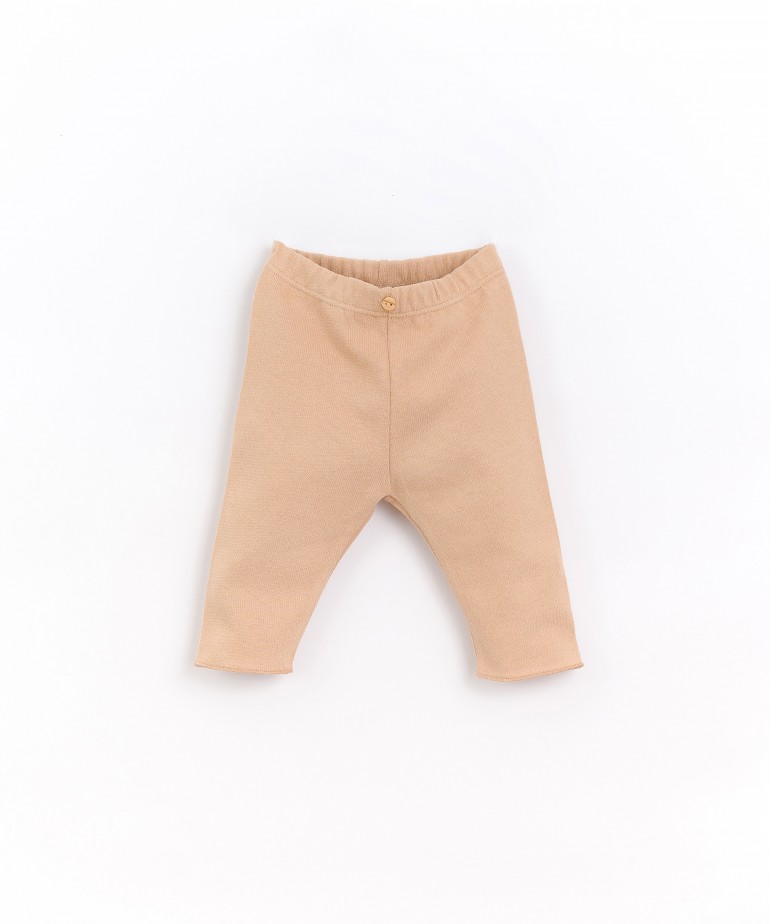 Leggings in organic cotton and cotton blend