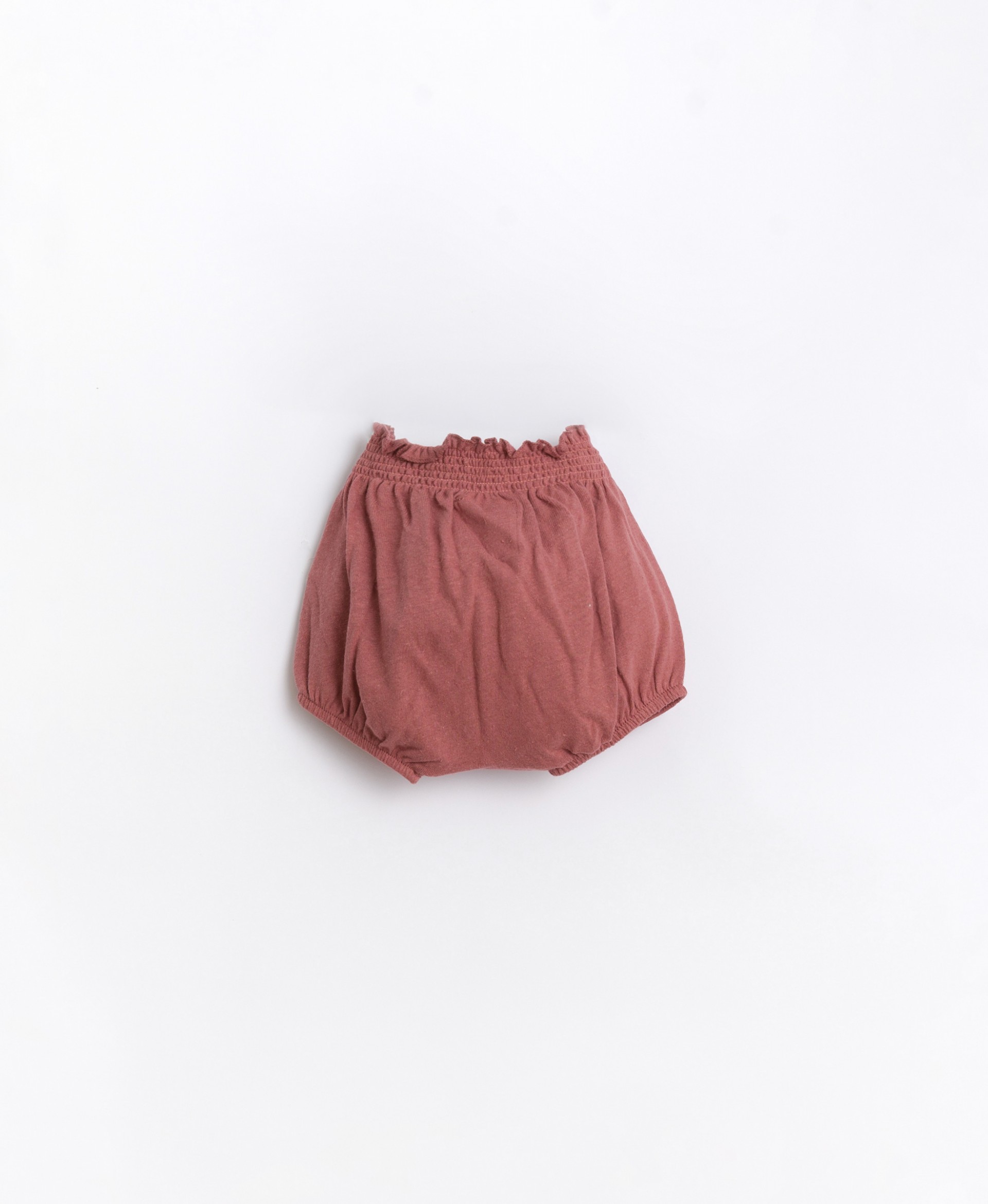 Shorts in blend of organic cotton and linen | Basketry
