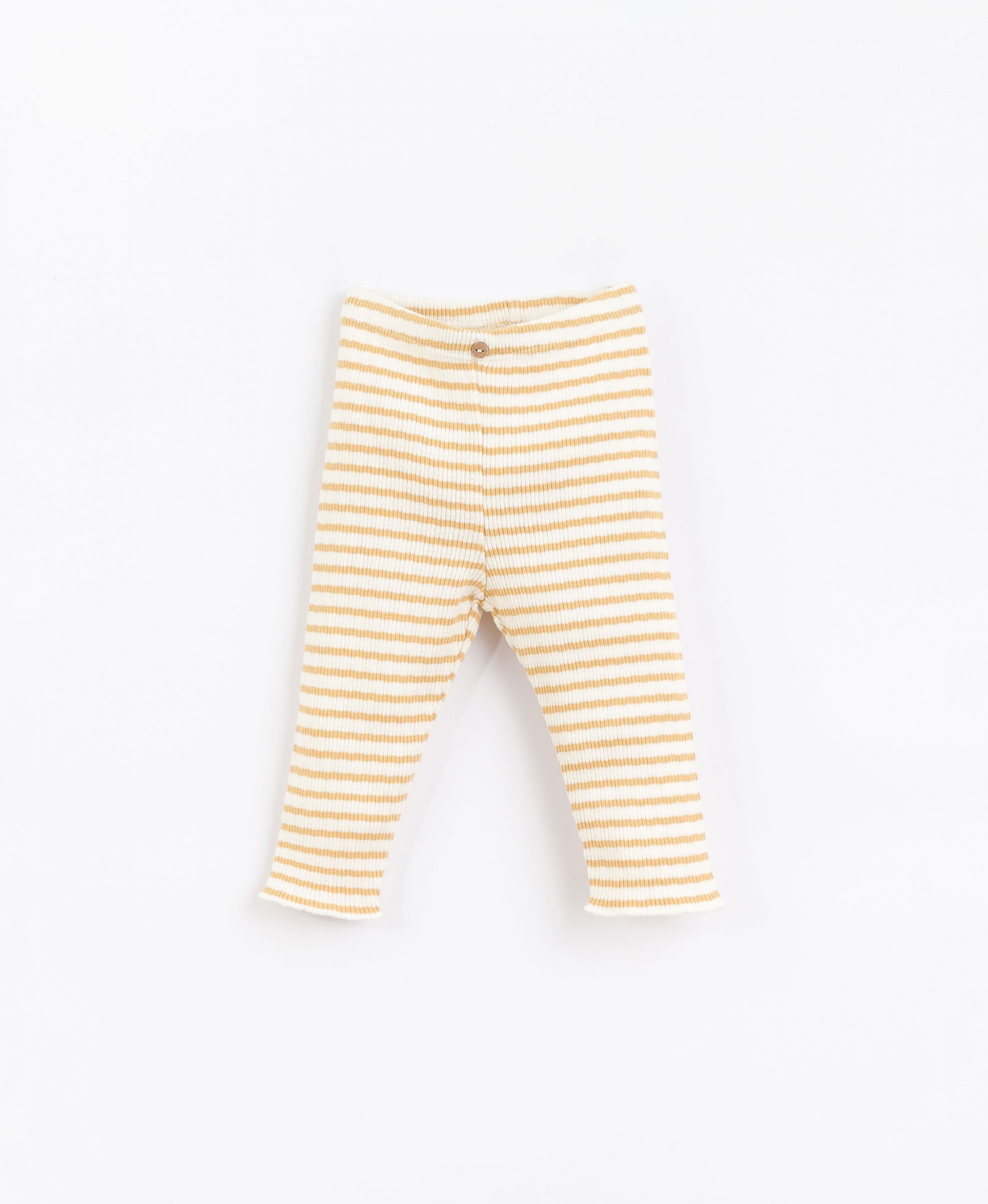 Leggings in striped organic cotton | Basketry