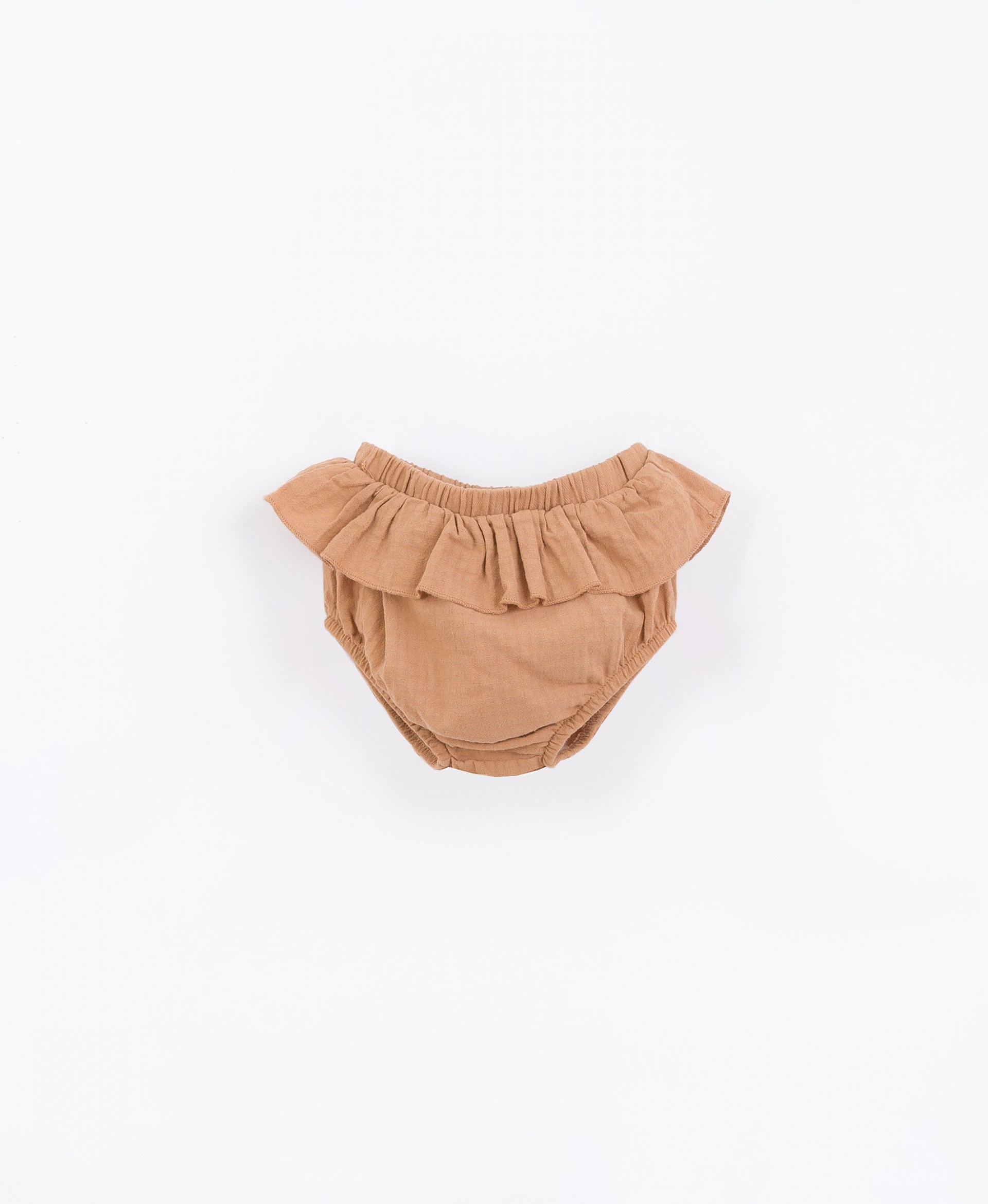 Ruffled cotton underpants | Basketry