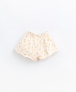 Shorts in printed organic cotton | Basketry