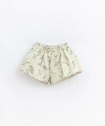 Pantalones cortos con estampado de algodón orgánico | Basketry