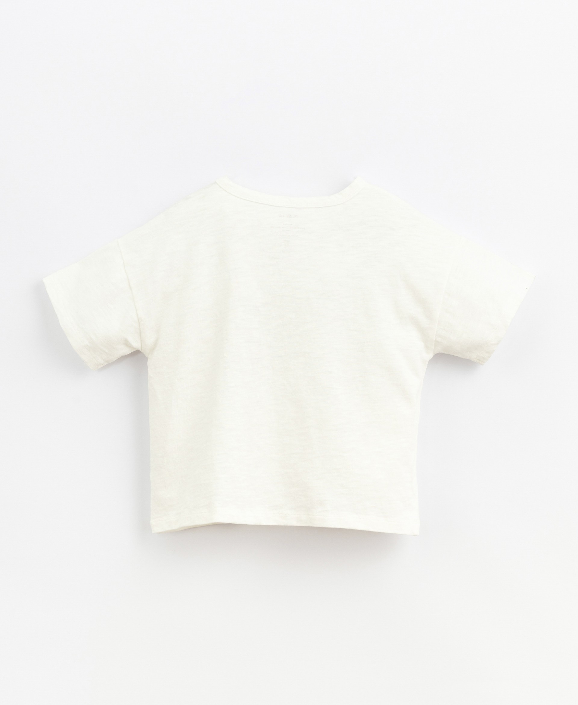 T-shirt en mélange de coton biologique et de lin | Basketry