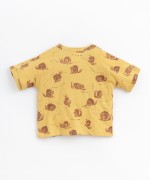 T-shirt with snail print | Basketry