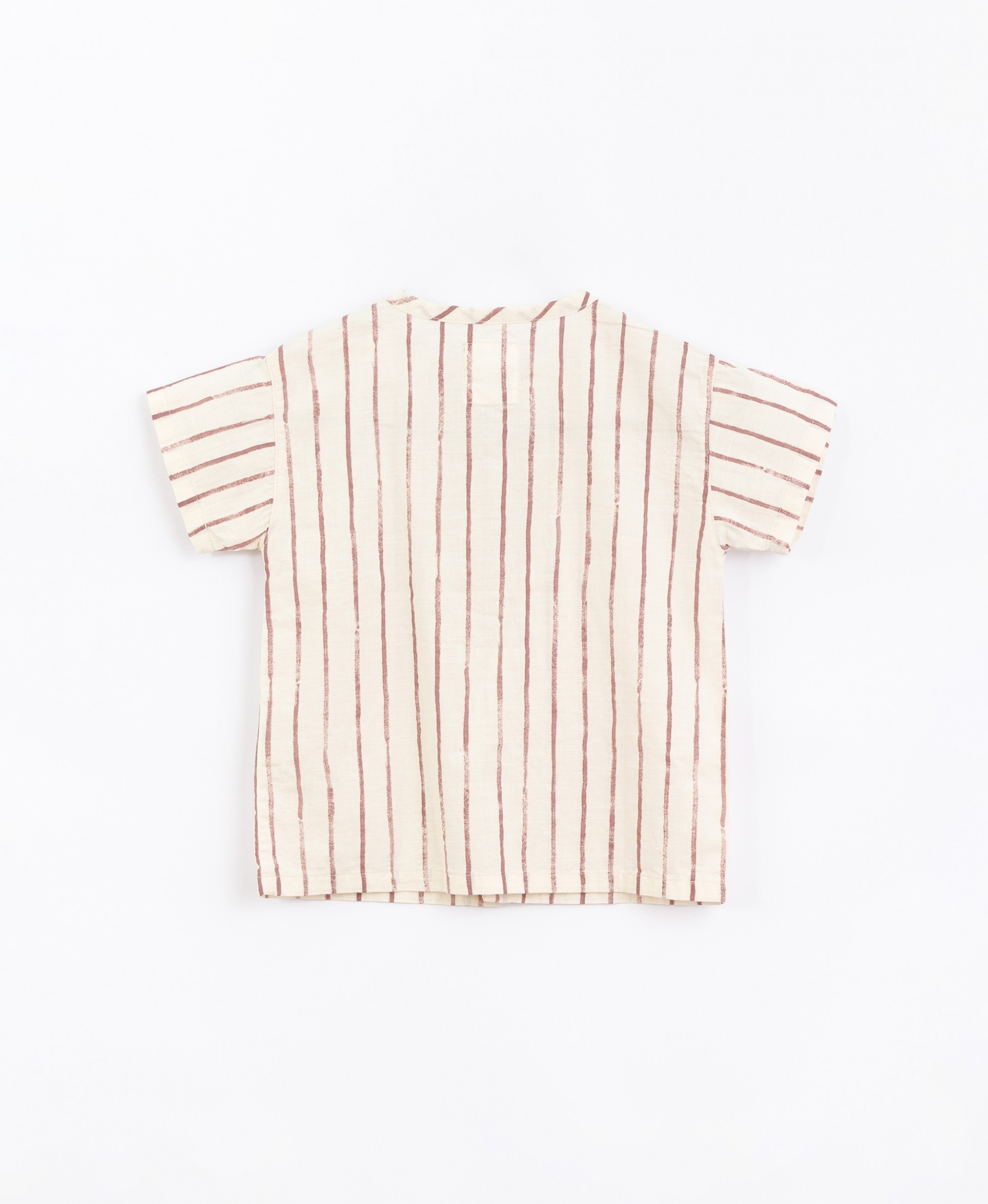 Shirt in blend of natural fibers | Basketry