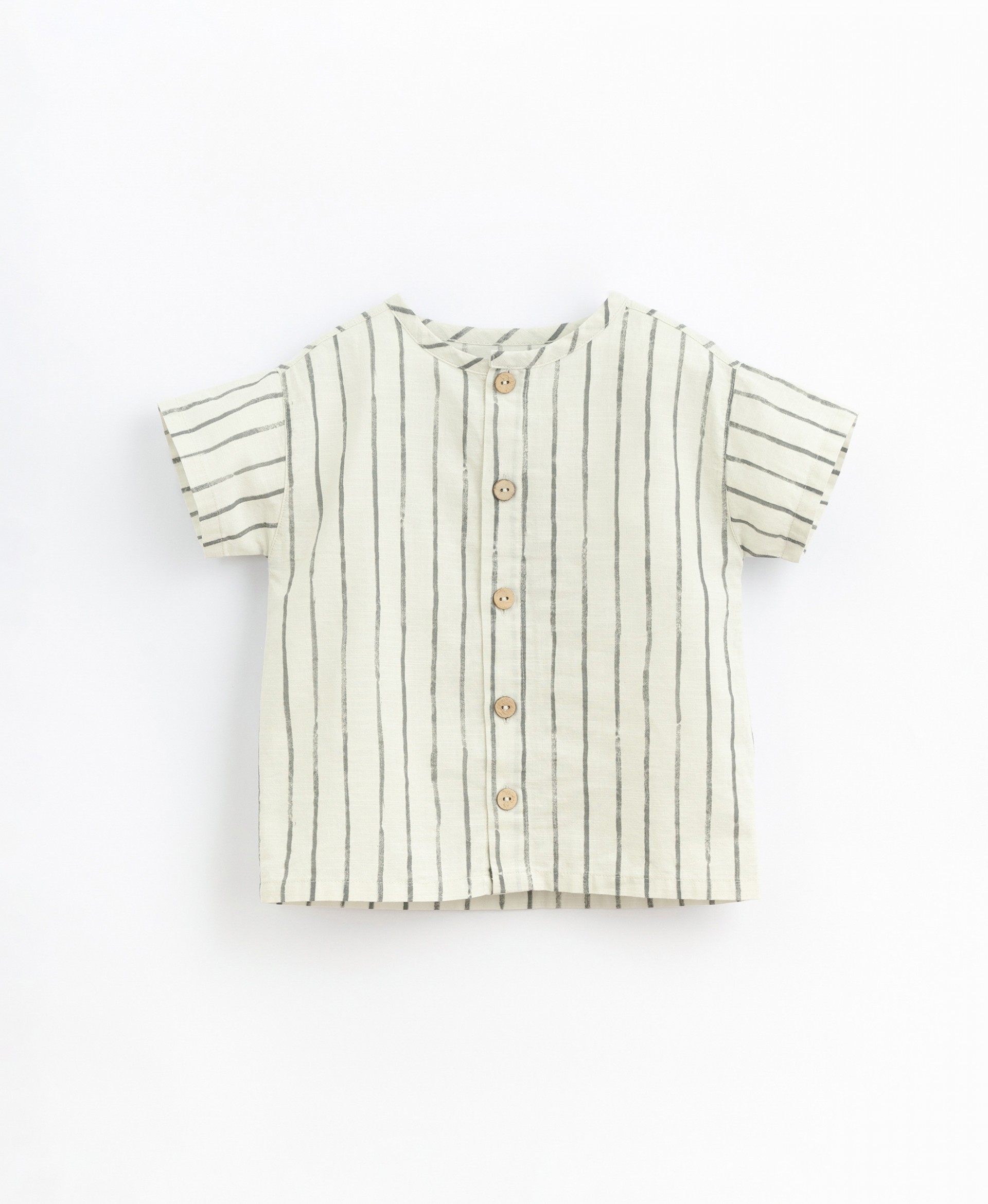 Shirt in blend of natural fibers | Basketry
