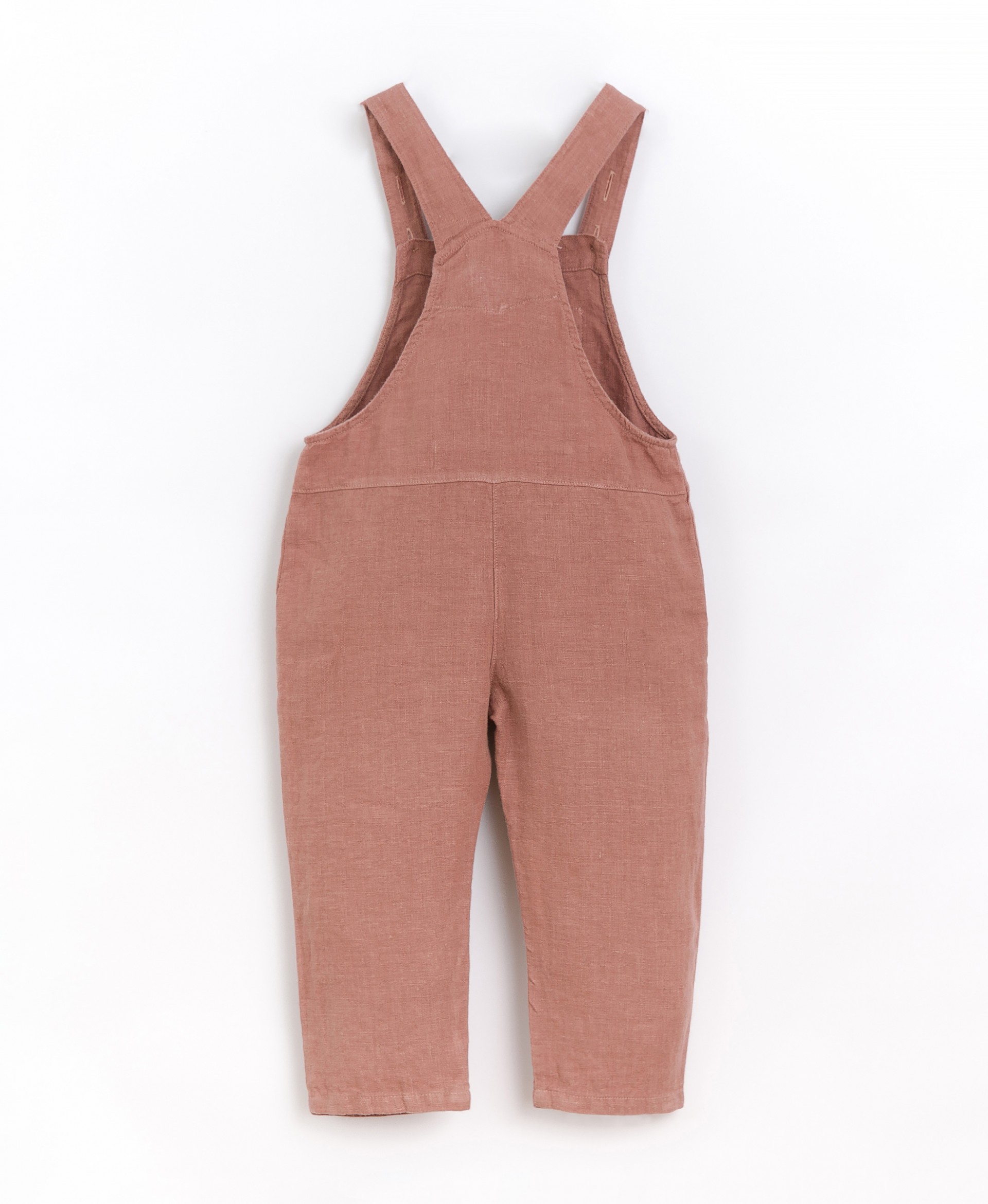 Linen jumpsuit with adjustable straps | Basketry