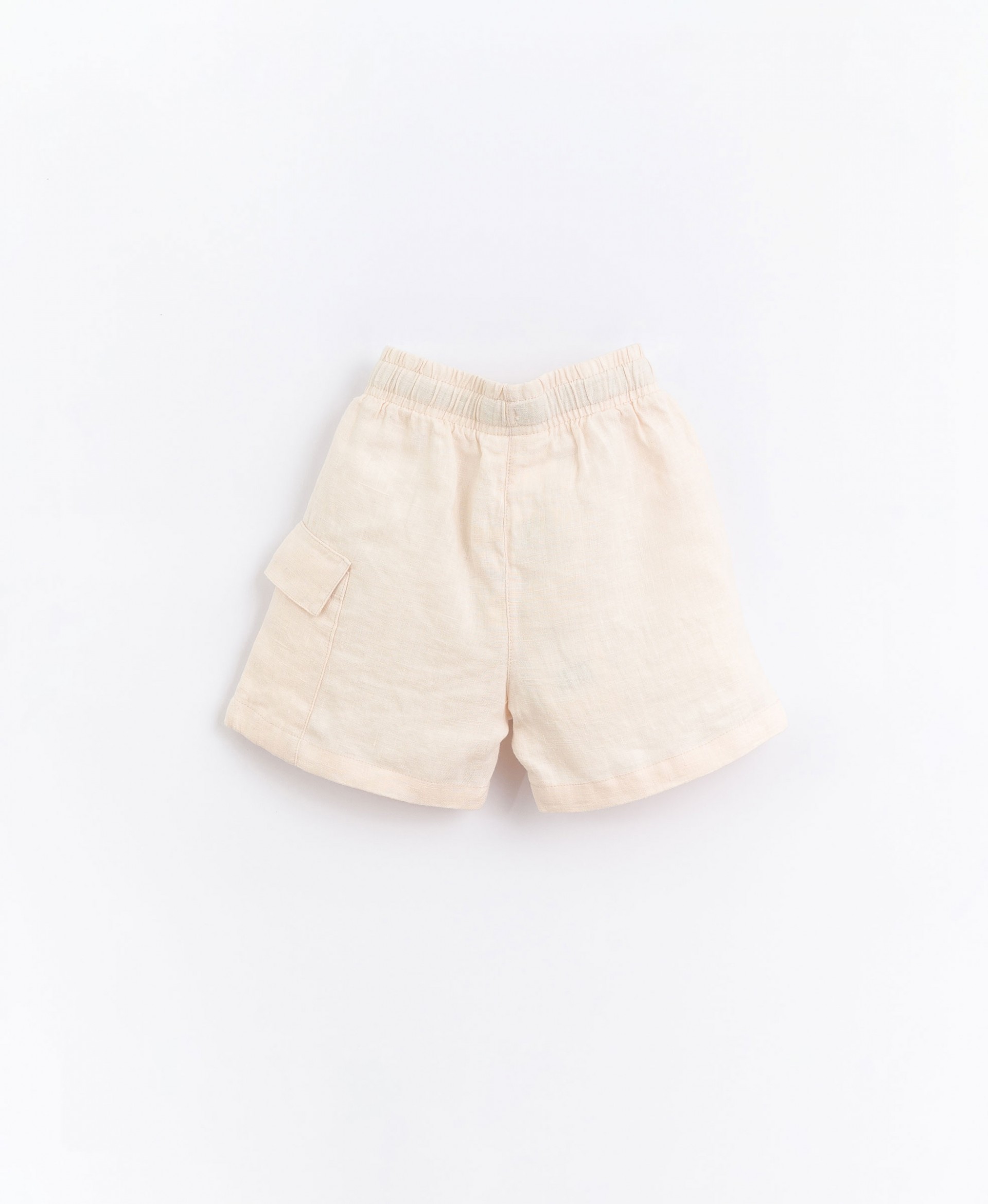 Linen shorts with pocket | Basketry