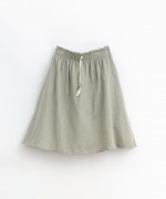 Skirt in organic cotton jersey | Basketry