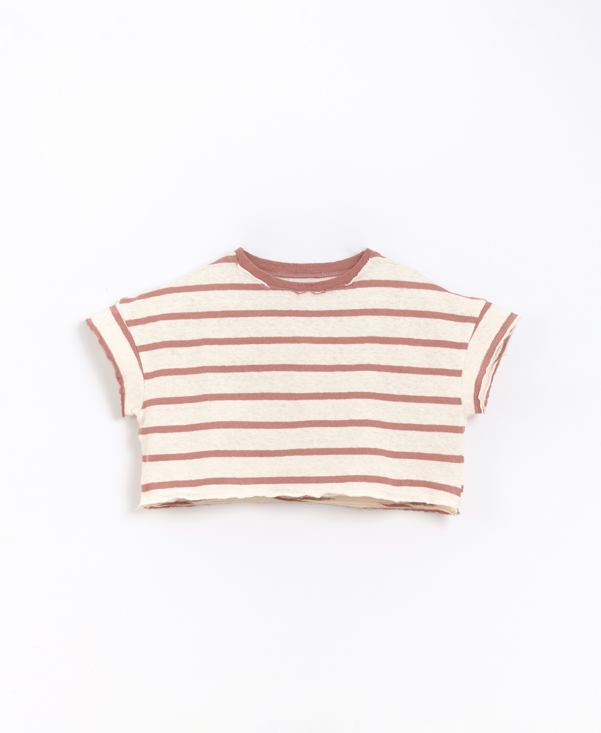 T-shirt corta a righe | Basketry