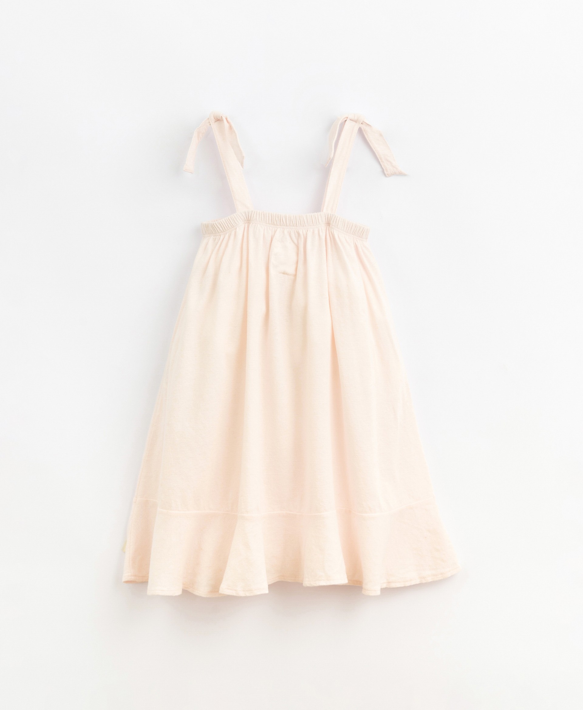 Dress in blend of organic cotton and linen | Basketry