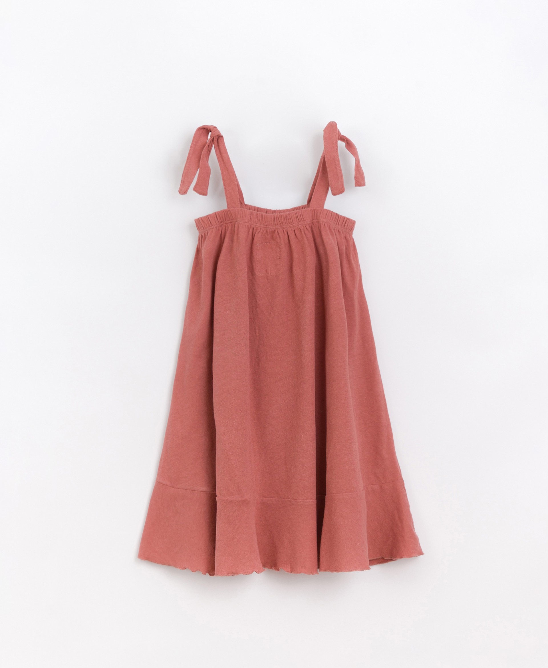Dress in blend of organic cotton and linen | Basketry