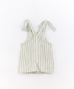 Short striped jumpsuit | Basketry