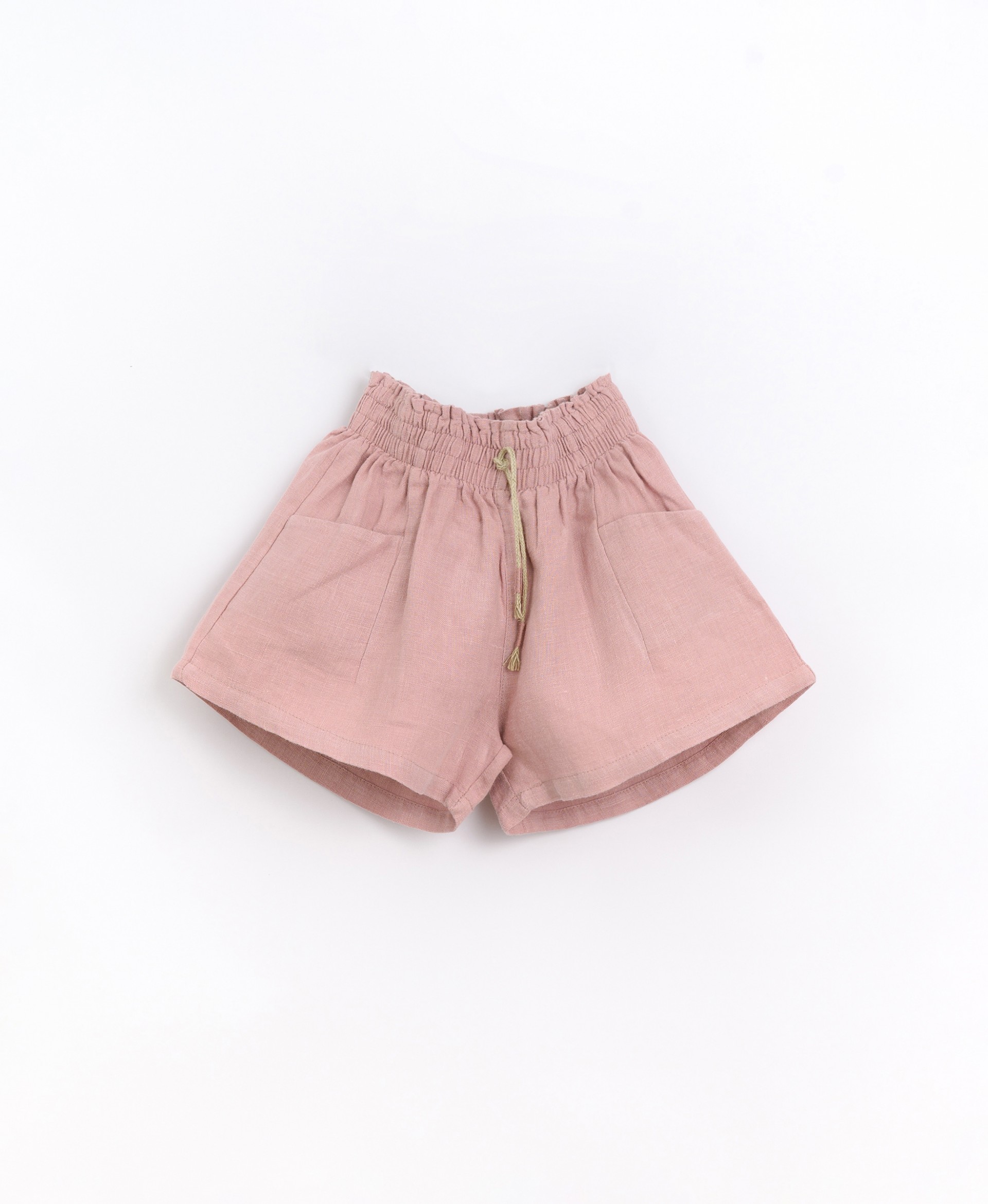 Shorts with pockets and decorative drawstring | Basketry