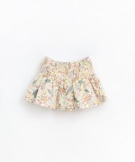 Skirt in organic cotton and cotton blend | Basketry