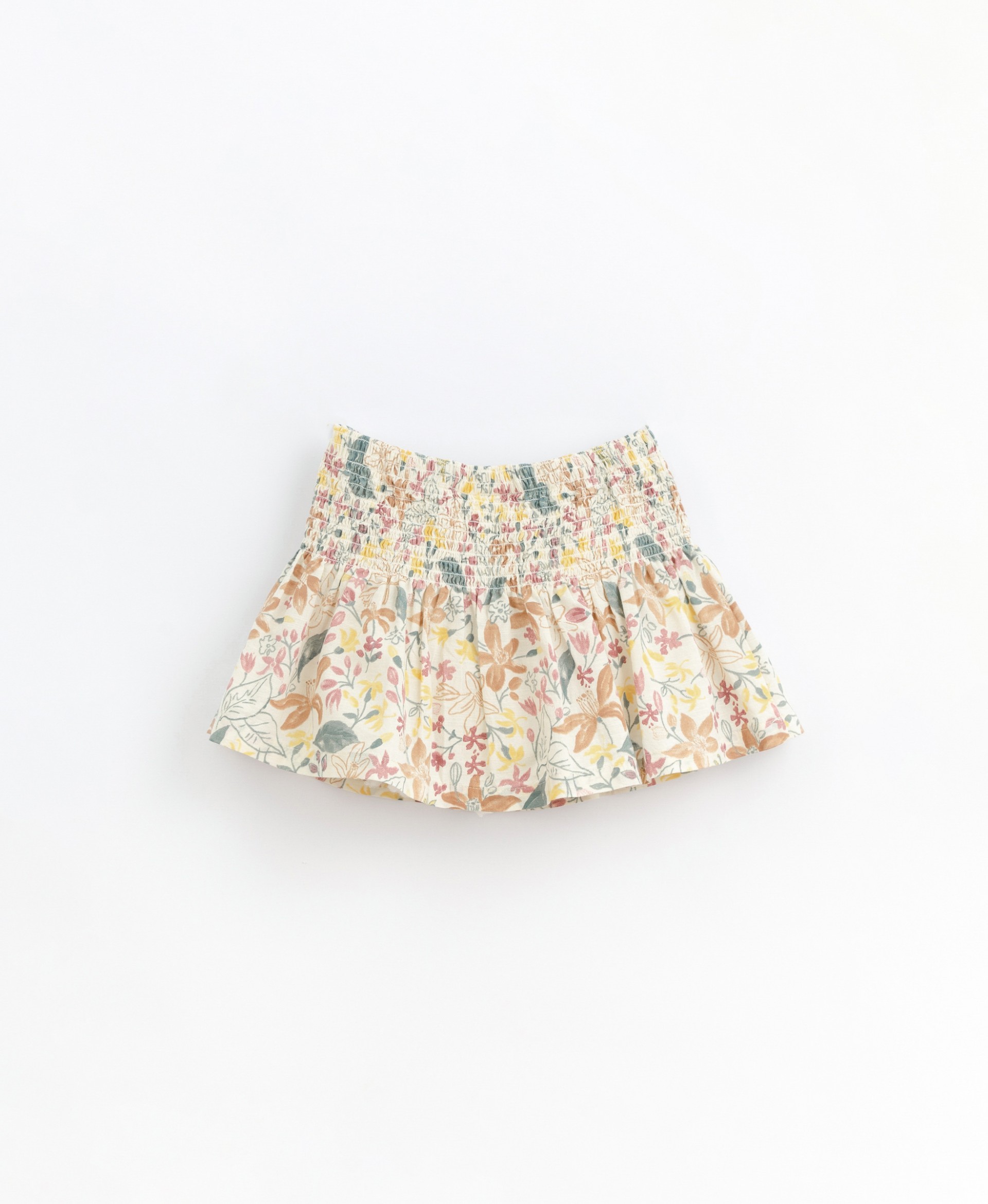 Skirt in organic cotton and cotton blend | Basketry
