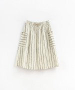 Falda de tela con bolsillos laterales | Basketry
