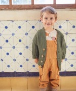 Corduroy jumpsuit with pockets | Culinary