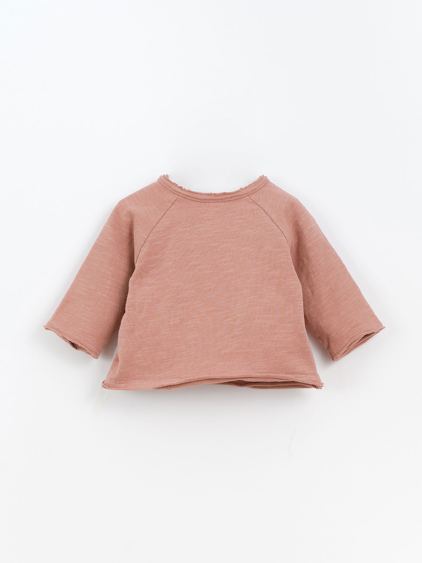 T-shirt mistura de algodão orgânico e algodão