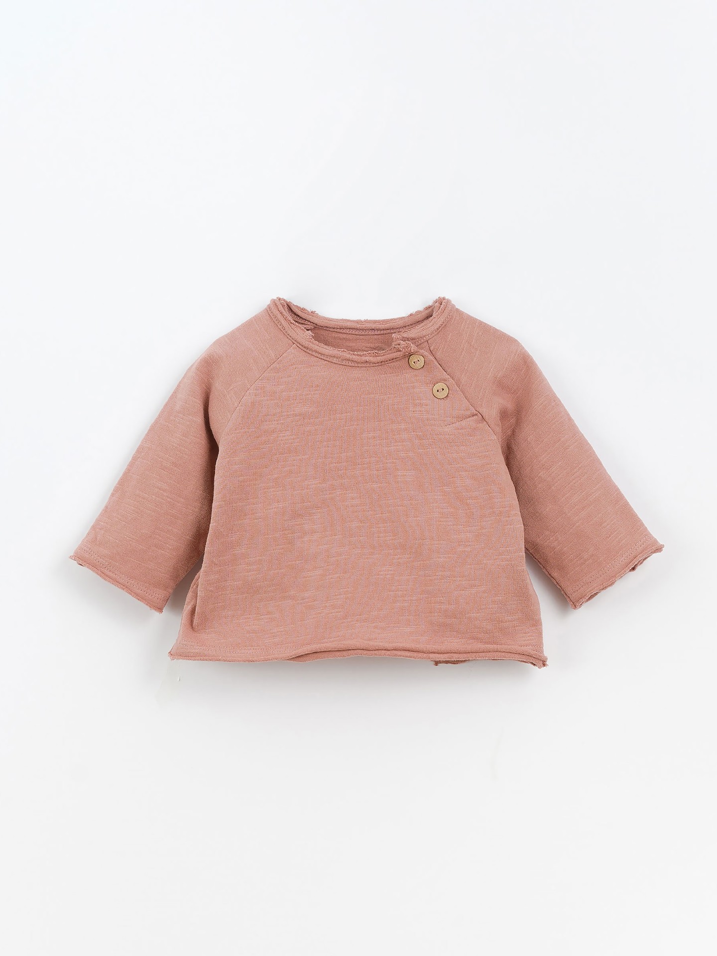 T-shirt mistura de algodão orgânico e algodão