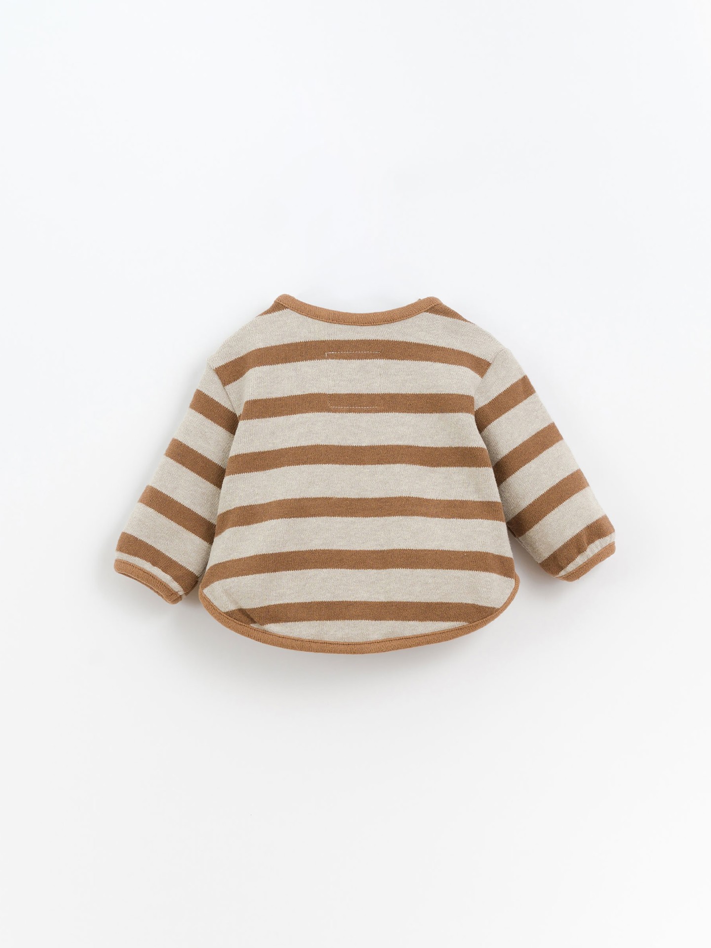 Maglia a righe con apertura sulla spalla