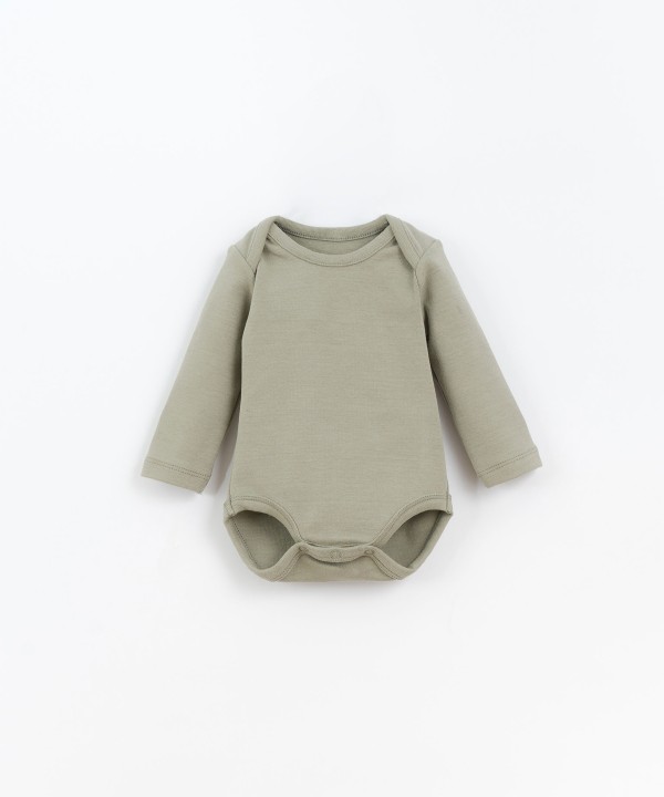 Body mistura de algod�o org�nico e algod�o reciclado