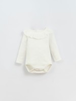 Body with fabric collar