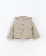 Knitted Jacket with coconut buttons | Culinary