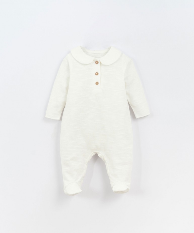 Jumpsuit in mixture of cotton and organic cotton 